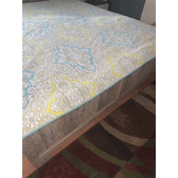 Echo Design 3 piece quilt queenComforter  Sham Set - Picture 12 of 16